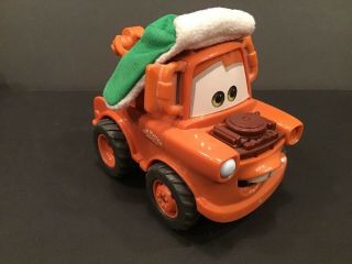 Disney Pixar Cars Christmas Winter Mater Shake N Go By Fisher - Price Gently