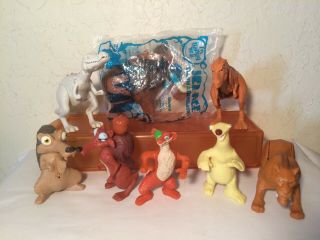 Mcdonalds Ice Age Dawn Of The Dinosaurs Complete Set Of 8 Talking 2009