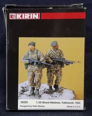 $9.  99 Nr Figure Blowout Kirin 25025 1/35 Resin Royal Marines,  Falklands 1982