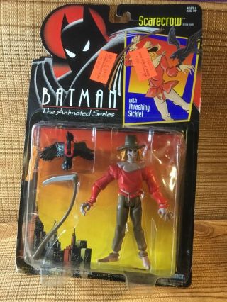 Batman The Animated Series - Scarecrow With Crow & Thrashing Sickle Kenner