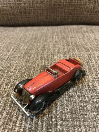 Vintage Tootsietoy Graham Convertible Red Diecast Toy Car