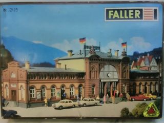 Faller N 2115 N Scale " Bonn " Train Station Complete Kit