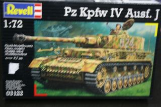 1/72 Revell Pz.  Kpfw Iv Ausf.  J German Wwii Model Detail Tank