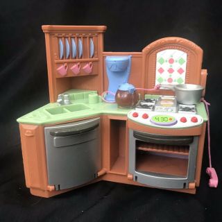 Fisher Price Loving Family Dollhouse Furniture Kitchen Stove Dishwasher Sink