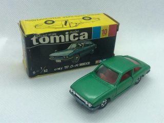 Tomica Black Box No.  10 Isuzu 117 Coupe 1800xe