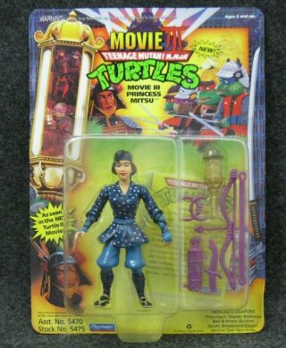 1992 Playmates Teenage Mutant Ninja Turtles Tmnt Movie Iii Princess Mitsu Figure