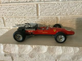 Vintage Schuco 1073 Ferrari Formel 2 Germany Formula 2 Race Car Wind Up Toy