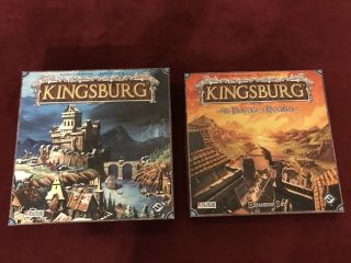 Kingsburg Board Game & To Forge A Realm Expansion - Fantasy Flight Games