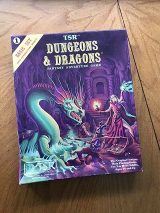 Dungeons And Dragons Basic Set Tsr 1011 - Moldvey Edition