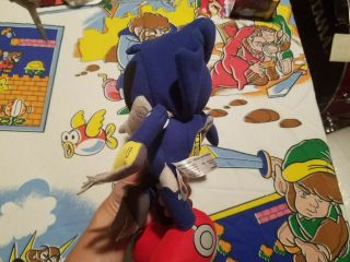 RARE GE Great Eastern Sonic the Hedgehog Metal Sonic Plush Toy Doll SEGA 4