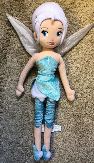 Disney Periwinkle Fairy 20 " Soft Plush Doll Disney Store Very