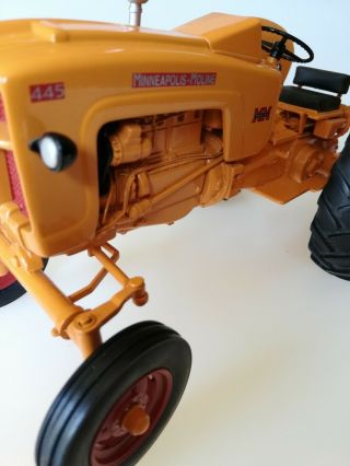 Minneapolis Moline 445 Wide Front 1/16 Diecast Metal Farm Toy Tractor SpecCast 7