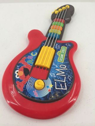 Hasbro Playskool Sesame Street Red Elmo Guitar Instrument Interactive Music 2010