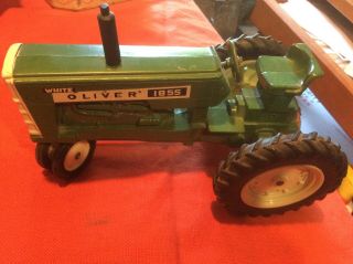 Vintage White Oliver 1855 Model Toy Tractor