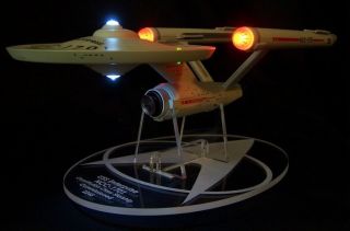 Acrylic Display Stand For Diamond Select Star Trek Enterprise Ncc - 1701 Variants