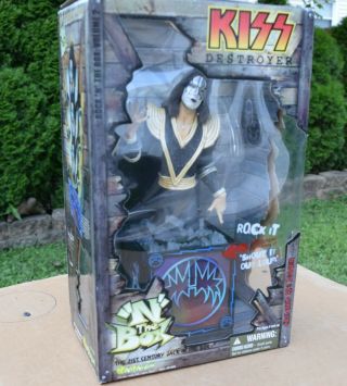 KISS Ace Frehley Destroyer Jack In The Box Figure (Plays S.  O.  L. ) 2