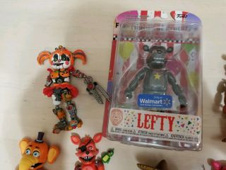 Funko Five Nights at Freddy ' s FNAF Lefty Scrab Faby pig Orville rock star lot7 4