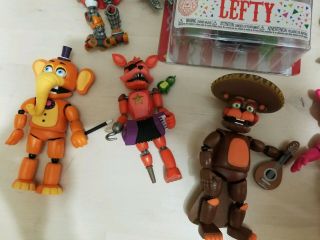 Funko Five Nights at Freddy ' s FNAF Lefty Scrab Faby pig Orville rock star lot7 5