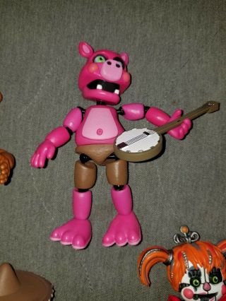 Funko Five Nights at Freddy ' s FNAF Lefty Scrab Faby pig Orville rock star lot7 7