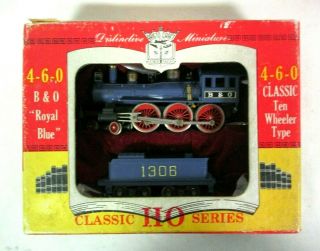 Aristo - Craft Baltimore And Ohio Royal Blue 4 - 6 - 0 Ho Scale Locomotive And Tender