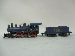 Aristo - Craft Baltimore and Ohio Royal Blue 4 - 6 - 0 HO Scale Locomotive and Tender 3