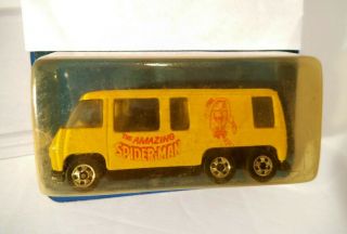 Hot Wheels Leo Trail Busters Spiderman Yellow Gmc Motorhome In Protecto India