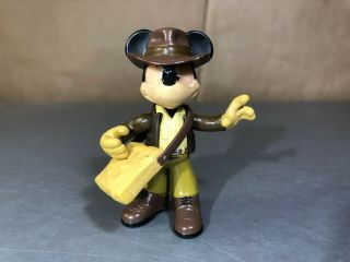 2008 Mickey Mouse As Indiana Jones Figure W Satchel Disney