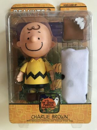Peanuts It ' s the Great Pumpkin Charlie Brown Action Figures (All five) 3