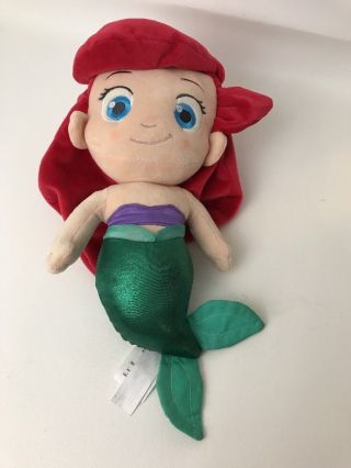 Disney Store Toddler Ariel The Little Mermaid Plush Doll 15 "