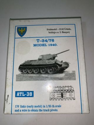Friulmodel Atl - 38 Metal Tracks For 1/35 Soviet T - 34/76 Model 1940 (170 Links)