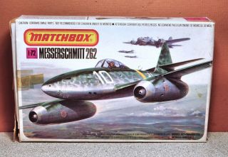 1/72 Matchbox Messerschmitt 262 Model Kit Pk - 21