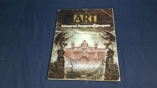 Tsr 1989 The Art Of The Advanced Dungeons & Dragons Fantasy Game.  Pb Good