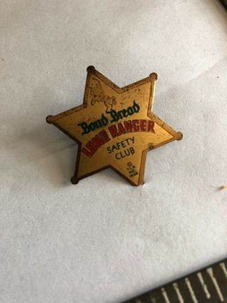 1930 ' s Radio Premium Badge Lone Ranger Club Bond Bread 4