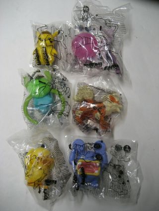 Burger King Pokemon Detective Pikachu Full Set Of 6 Toys