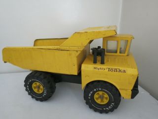 Tonka Mighty Dump Truck 1972 - 74 3900 Fully Truck Press Steel 18 1/2 " L