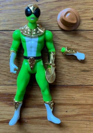 Knights Of The Slice Lime Glyos Figure 100 Complete Toy Pizza Power Rangers