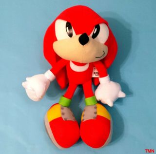 Sega Sonic The Hedgehog Knuckles Plush Stuffed Toy Great Eastern Entertainment