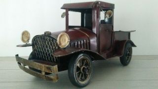 Vintage Metal Pickup Truck Rustic 1920 