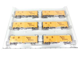 Ho Scale Athearn 7145 Set Of 6 Up Sp Pfe Pacific Fruit Express 40 