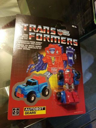 Transformers Generation One G1 Reissue Walmart Exclusive Gears Autobot