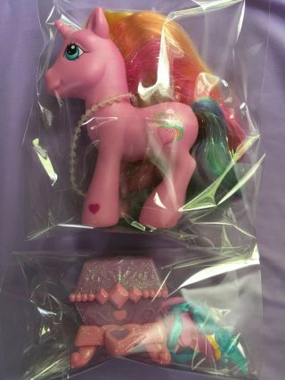 G3 My Little Pony - Crystal Princess Rarity The Unicorn Figure W/ Accessories