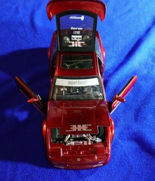 Jada Toys Nissan 240sx Import Racer 1:24 Diecast Metallic Red No Box - Rare