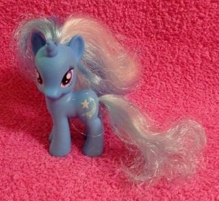 Hasbro My Little Pony Trixie Lulamoon Brushable Blue Figure 2010