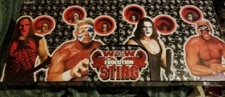 2000 Wcw Toy Biz The Evolution Of Sting 6 Piece Action Figure Set