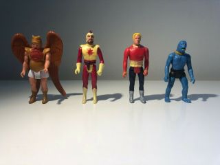 Vintage 1979 Mattel Flash Gordon,  Vultan,  Captain Arak,  Beastman - Action Figure