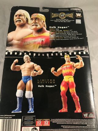 WWE Jakks Pacific Classic Superstars Limited Edition Exclusive Blue Hulk Hogan 7
