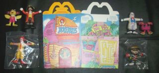 Mcdonalds Moveables 1988 & Loose,  Happy Meal Box Ronald Birdie