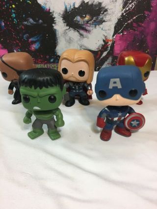 Funko Pop Avengers 10 11 12 13 14 Captain America Iron Man Thor Hulk Nick Fury