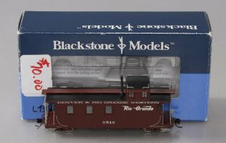 Blackstone Models 340956 Hon3 Denver Rio Grande & Western Long Caboose 0540 Ex