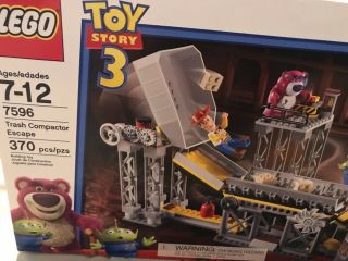 Lego 7596 TOY STORY 3 Trash Compactor Escape Set 100 COMPLETE w/ manuals 2